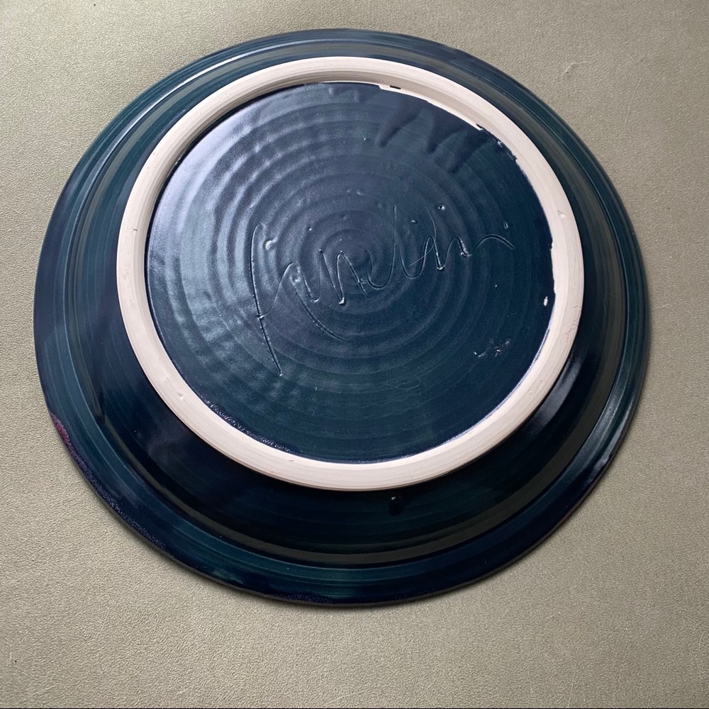 Artisan decorative serving plate - Picture 7 of 8
